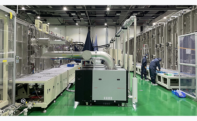 協(xié)鑫光電鈣鈦礦太陽能電池生產線